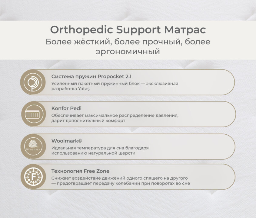 Orthopedic Support Матрас