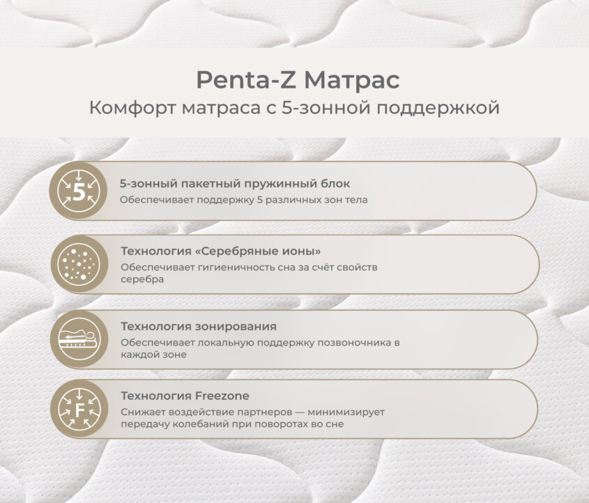 Penta-Z Матрас