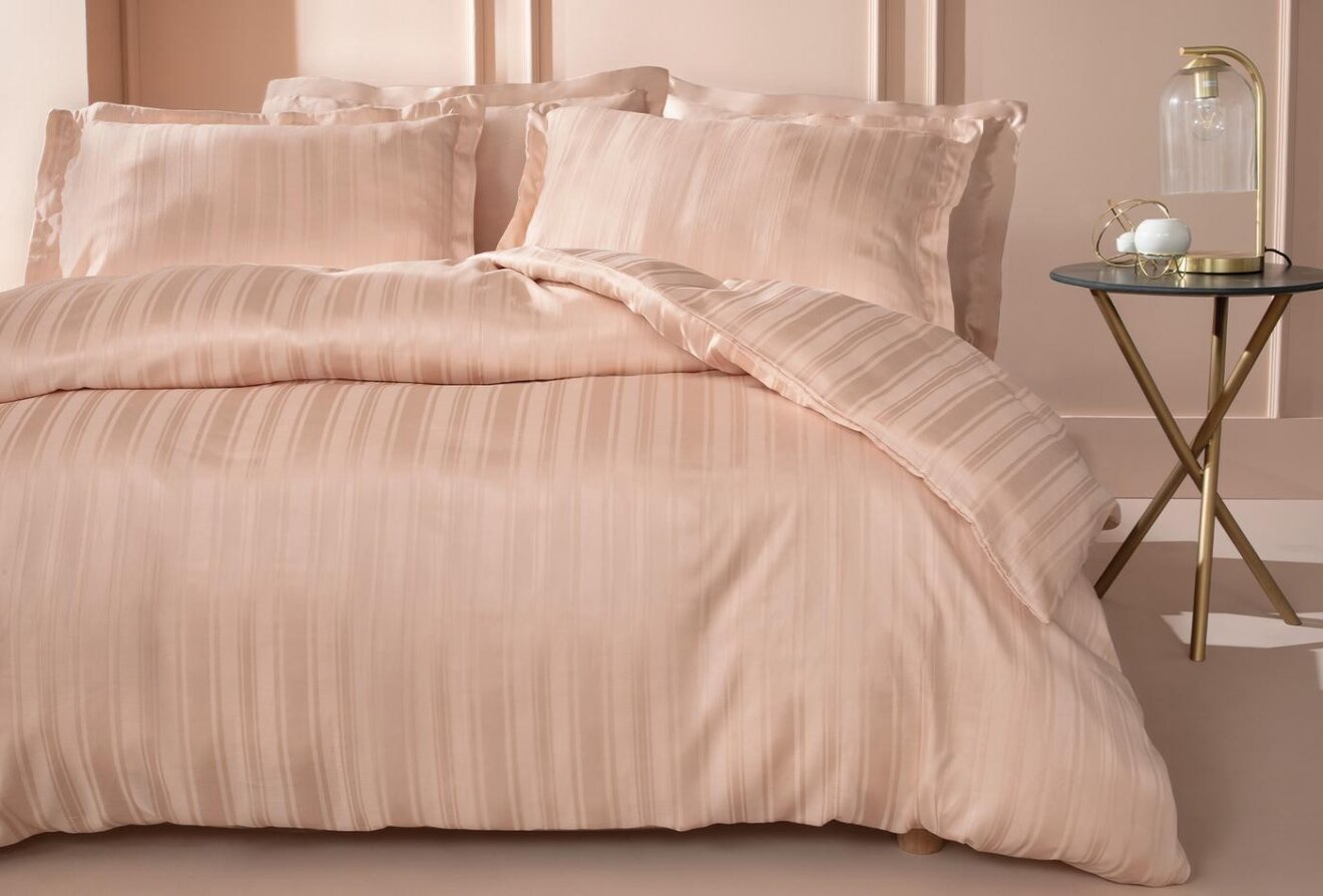 Комплект постельного белья Shelly пудровый Комплект постельного белья Shelly пудровый